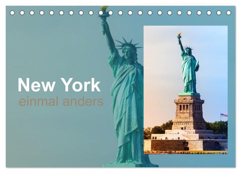 New York - einmal anders (Tischkalender 2027 DIN A5 quer), CALVENDO Monatskalender