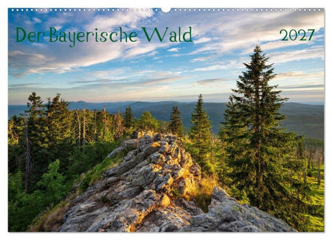 Der Bayerische Wald (Wandkalender 2027 DIN A2 quer), CALVENDO Monatskalender