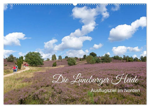Die Lüneburger Heide - Ausflugsziel im Norden (Wandkalender 2027 DIN A2 quer), CALVENDO Monatskalender