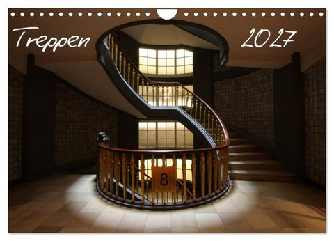 Treppen (Wandkalender 2027 DIN A4 quer), CALVENDO Monatskalender