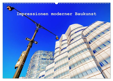 Impressionen moderner Baukunst (Wandkalender 2027 DIN A2 quer), CALVENDO Monatskalender