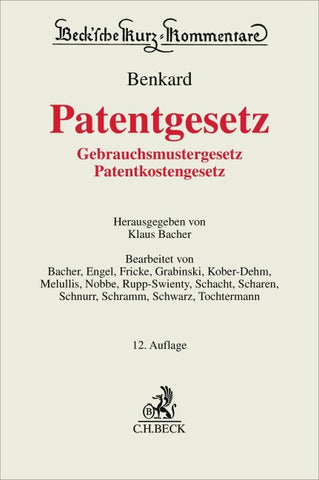 Patentgesetz. PatG