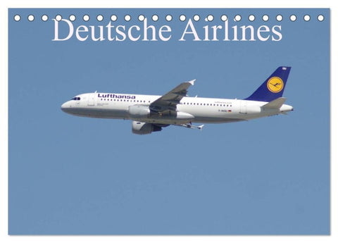 Deutsche Airlines (Tischkalender 2027 DIN A5 quer), CALVENDO Monatskalender