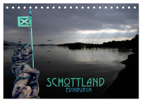 Schottland und Edinburgh (Tischkalender 2026 DIN A5 quer), CALVENDO Monatskalender