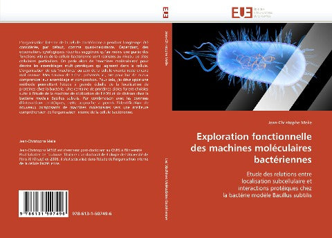 Exploration fonctionnelle des machines moléculaires bactériennes