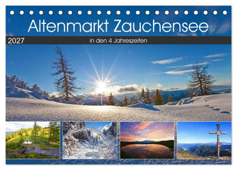 Altenmarkt Zauchensee (Tischkalender 2027 DIN A5 quer), CALVENDO Monatskalender