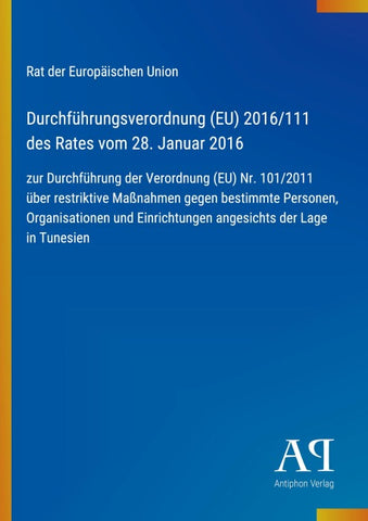 Durchführungsverordnung (EU) 2016/111 des Rates vom 28. Januar 2016
