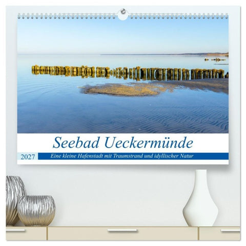 Seebad Ueckermünde (hochwertiger Premium Wandkalender 2027 DIN A2 quer), Kunstdruck in Hochglanz
