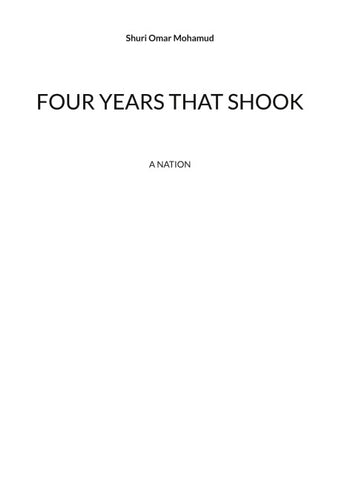 Four years that shook