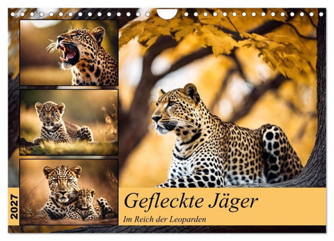 Gefleckte Jäger (Wandkalender 2027 DIN A4 quer), CALVENDO Monatskalender