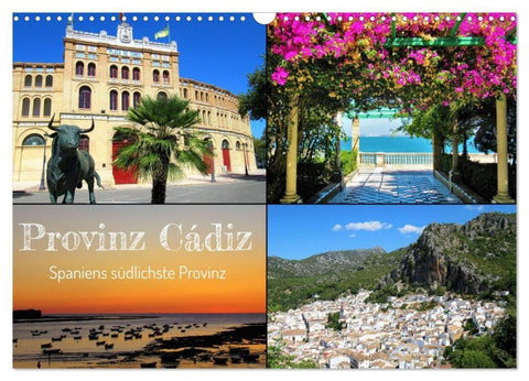 Provinz Cádiz - Spaniens südlichste Provinz (Wandkalender 2027 DIN A3 quer), CALVENDO Monatskalender