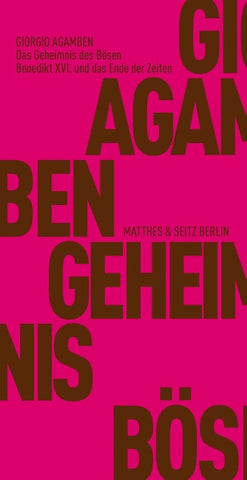 Das Geheimnis des Bösen