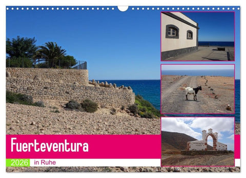 Fuerteventura in Ruhe (Wandkalender 2026 DIN A3 quer), CALVENDO Monatskalender