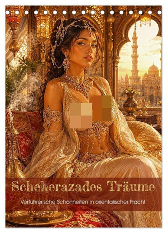 Scheherazades Träume (Tischkalender 2027 DIN A5 hoch), CALVENDO Monatskalender