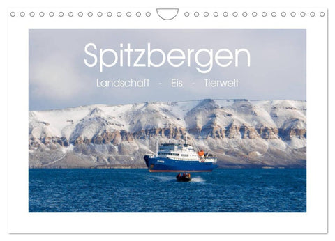 Spitzbergen - Landschaft - Eis - Tierwelt (Wandkalender 2027 DIN A4 quer), CALVENDO Monatskalender