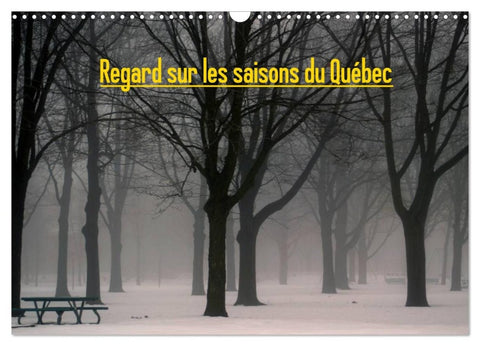 Regard sur les saisons du Québec (Calendrier mural 2026 DIN A3 vertical), CALVENDO calendrier mensuel