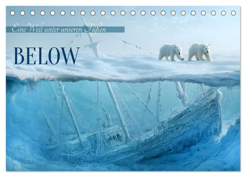 Below (Tischkalender 2027 DIN A5 quer), CALVENDO Monatskalender