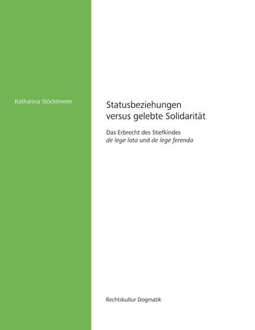Statusbeziehungen versus gelebte Solidarität