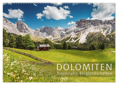 Dolomiten - Traumhafte Berglandschaften (Wandkalender 2027 DIN A2 quer), CALVENDO Monatskalender