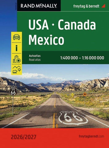 freytag & berndt Autoatlas USA - Canada - Mexico 2026/2027 1:400.000