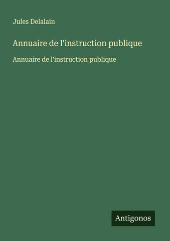 Annuaire de l'instruction publique