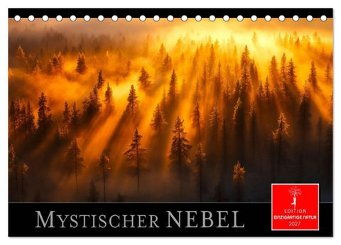 Mystischer Nebel (Tischkalender 2027 DIN A5 quer), CALVENDO Monatskalender