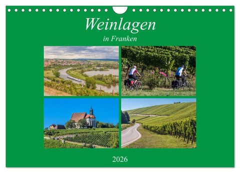 Weinlagen in Franken (Wandkalender 2026 DIN A4 quer), CALVENDO Monatskalender