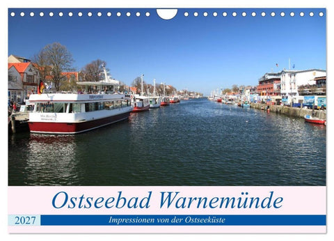Ostseebad Warnemünde (Wandkalender 2027 DIN A4 quer), CALVENDO Monatskalender