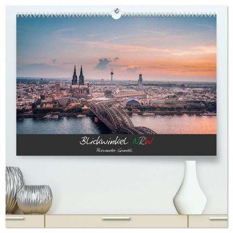Blickwinkel NRW (hochwertiger Premium Wandkalender 2027 DIN A2 quer), Kunstdruck in Hochglanz