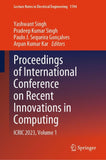 Proceedings of International Conference on Recent Innovations in Computing