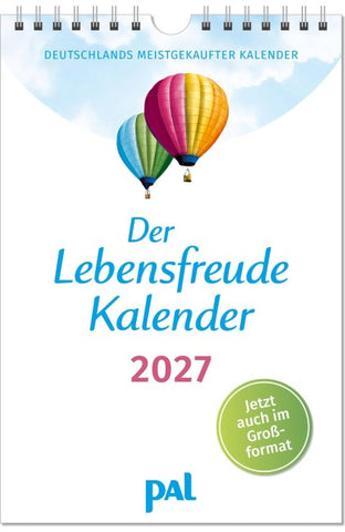Der Lebensfreude-Kalender 2027 im Großformat