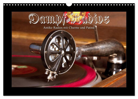 Dampfradios - Antike Radios mit Charme und Patina (Wandkalender 2026 DIN A3 quer), CALVENDO Monatskalender