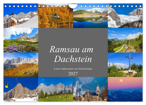Ramsau am Dachstein (Wandkalender 2027 DIN A4 quer), CALVENDO Monatskalender