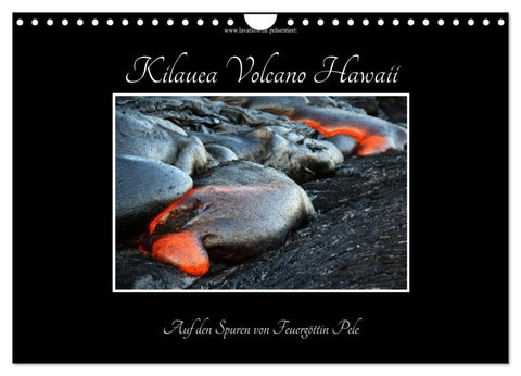 Kilauea Volcano Hawaii - Auf den Spuren von Feuergöttin Pele (Wandkalender 2027 DIN A4 quer), CALVENDO Monatskalender