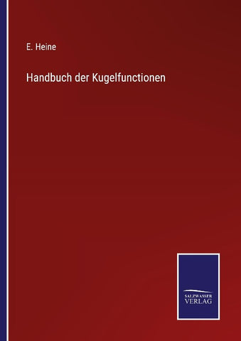 Handbuch der Kugelfunctionen