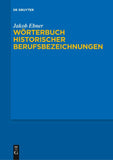 Wörterbuch historischer Berufsbezeichnungen