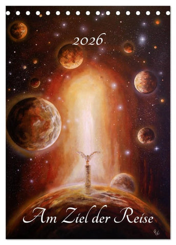 Am Ziel der Reise (Tischkalender 2026 DIN A5 hoch), CALVENDO Monatskalender