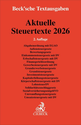 Aktuelle Steuertexte 2026