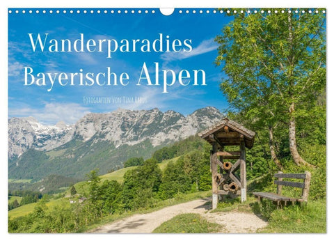 Wanderparadies Bayerische Alpen (Wandkalender 2027 DIN A3 quer), CALVENDO Monatskalender