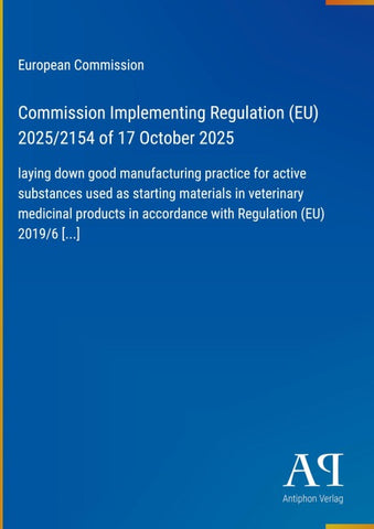 Commission Implementing Regulation (EU) 2025/2154 of 17 October 2025