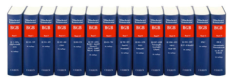 Münchener Kommentar zum Bürgerlichen Gesetzbuch Gesamtwerk. BGB