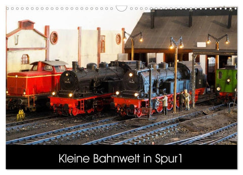 Kleine Bahnwelt in Spur 1 (Wandkalender 2027 DIN A3 quer), CALVENDO Monatskalender