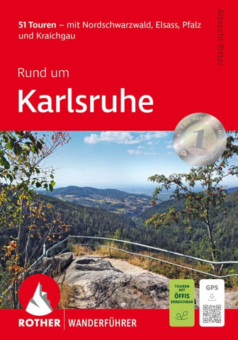 ROTHER Wanderführer Rund um Karlsruhe