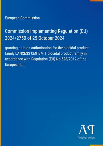 Commission Implementing Regulation (EU) 2024/2750 of 25 October 2024