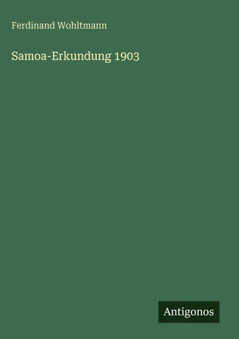 Samoa-Erkundung 1903