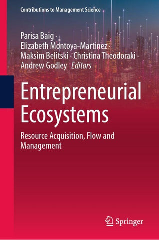 Entrepreneurial Ecosystems