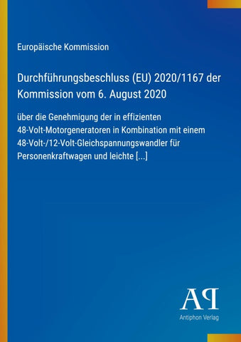 Durchführungsbeschluss (EU) 2020/1167 der Kommission vom 6. August 2020