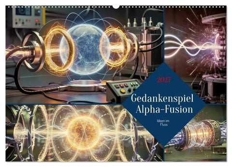 Gedankenspiel Alpha-Fusion (Wandkalender 2027 DIN A2 quer), CALVENDO Monatskalender