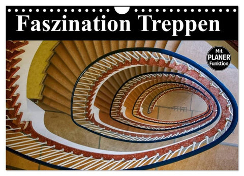 Faszination Treppen (Wandkalender 2027 DIN A4 quer), CALVENDO Monatskalender