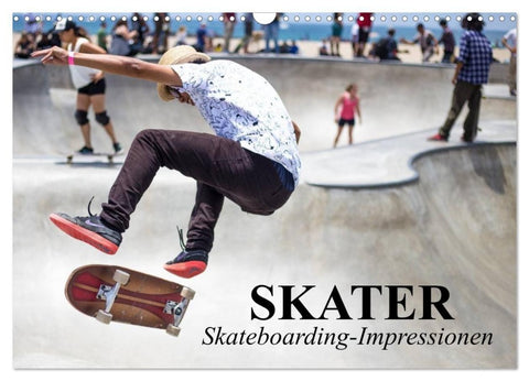 Skater. Skateboarding-Impressionen (Wandkalender 2027 DIN A3 quer), CALVENDO Monatskalender